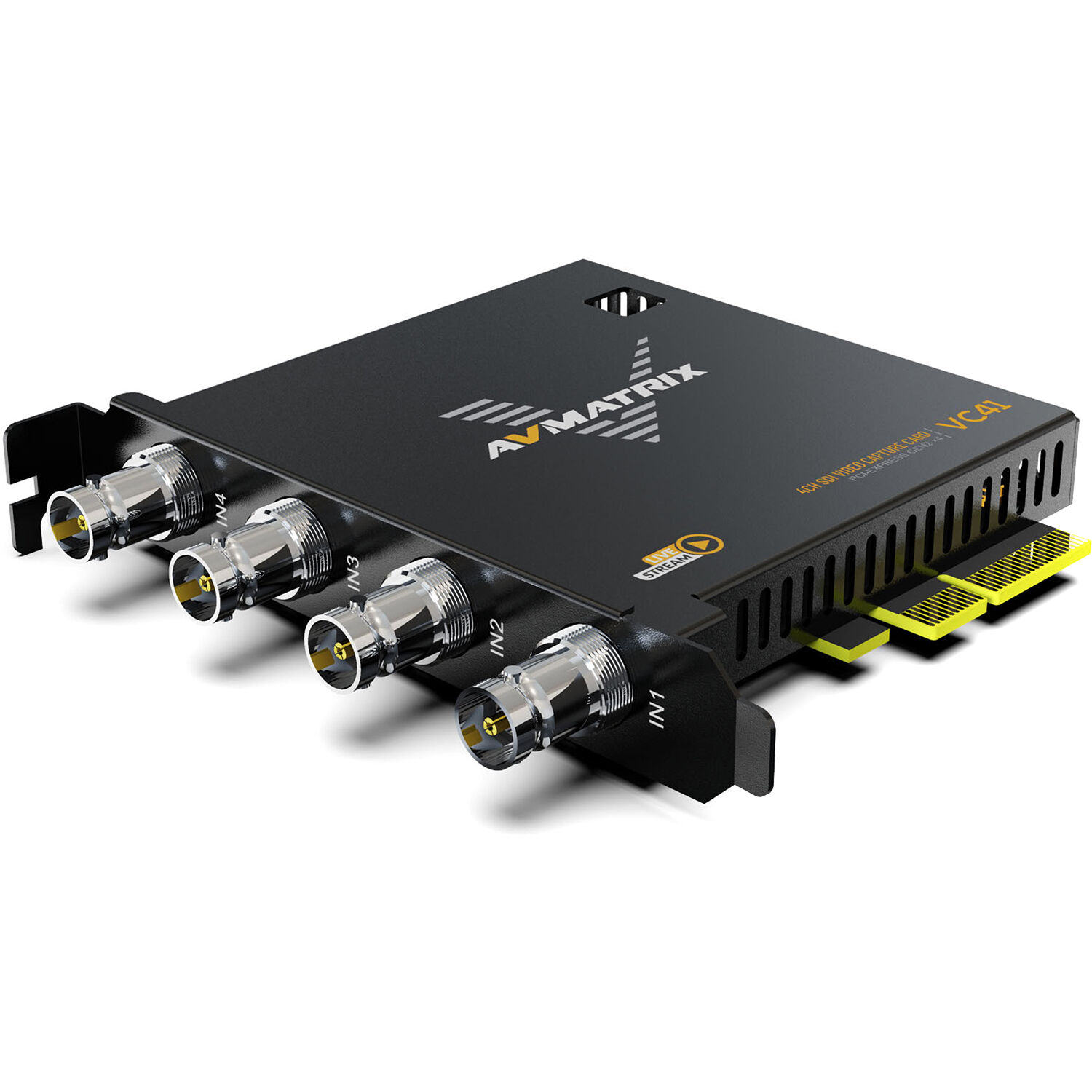 AVMATRIX VC41 Placa de Captura Card 1080p 3G-SDI PCIe 4 Canale